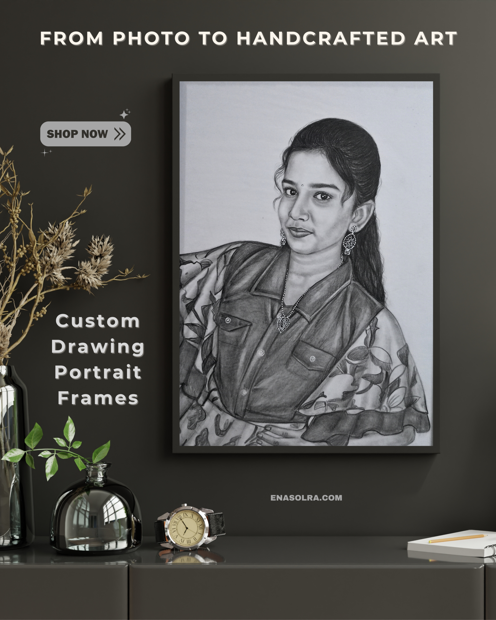 dark and neon yellow aesthetic wall art frame mockup instagram post 20251229 112207 0000