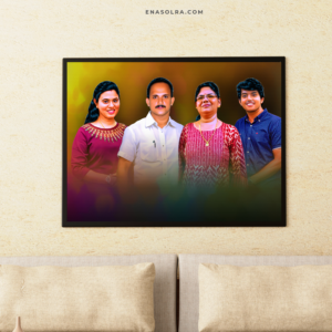 four face digital art